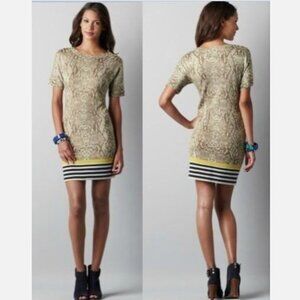 Ann Taylor Loft Women's Merino Wool Snakeskin Mini Dress - M